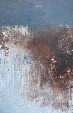 "blue/brown/white elegance" RK76RE, Abstract, Painting, 21st Century, Acrylic 