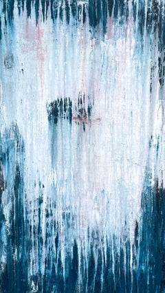 "blue elegance " EX8T, Painting, Acrylic on Canvas