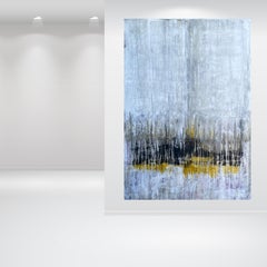"Gold/Schwarz/Weiß Exklusiv" DV5U Abstrakt, 21. Jahrhundert, Acryl, Ton