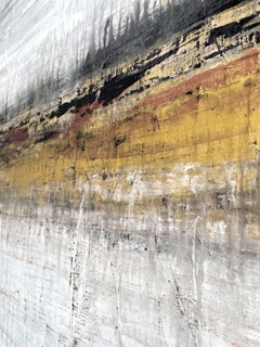 "Gold Horizon Series" AP2K, Abstrait, 21e siècle, Acrylique