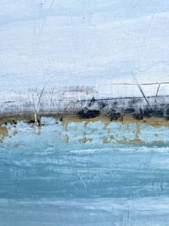 "Hawaii Gold Beach" A41B, Abstrakt, Meereslandschaft Gemälde, 21. Jahrhundert, Acryl