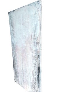 "Historische Wand - weiß/beige" LK98K, Abstrakte Malerei, 21. Jahrhundert, Acryl