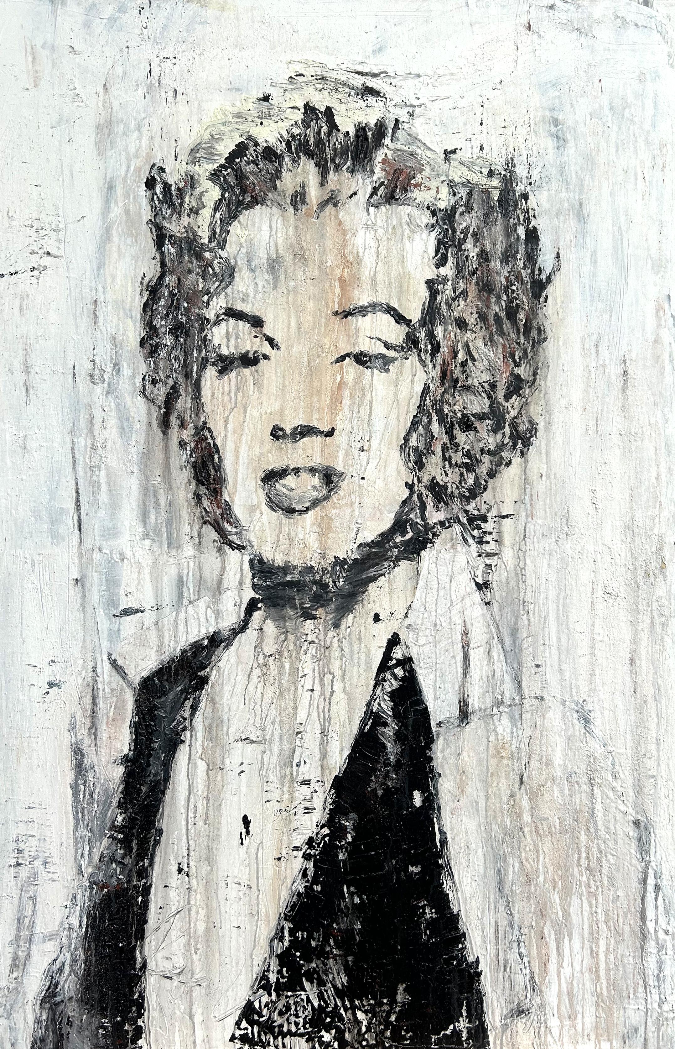 « Marilyn Monroe Abstract » RKMR1,  Peinture abstraite, 21e siècle