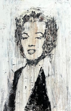 "Marilyn Monroe Abstract " RKMR1,  Abstract Painting, 21st Century