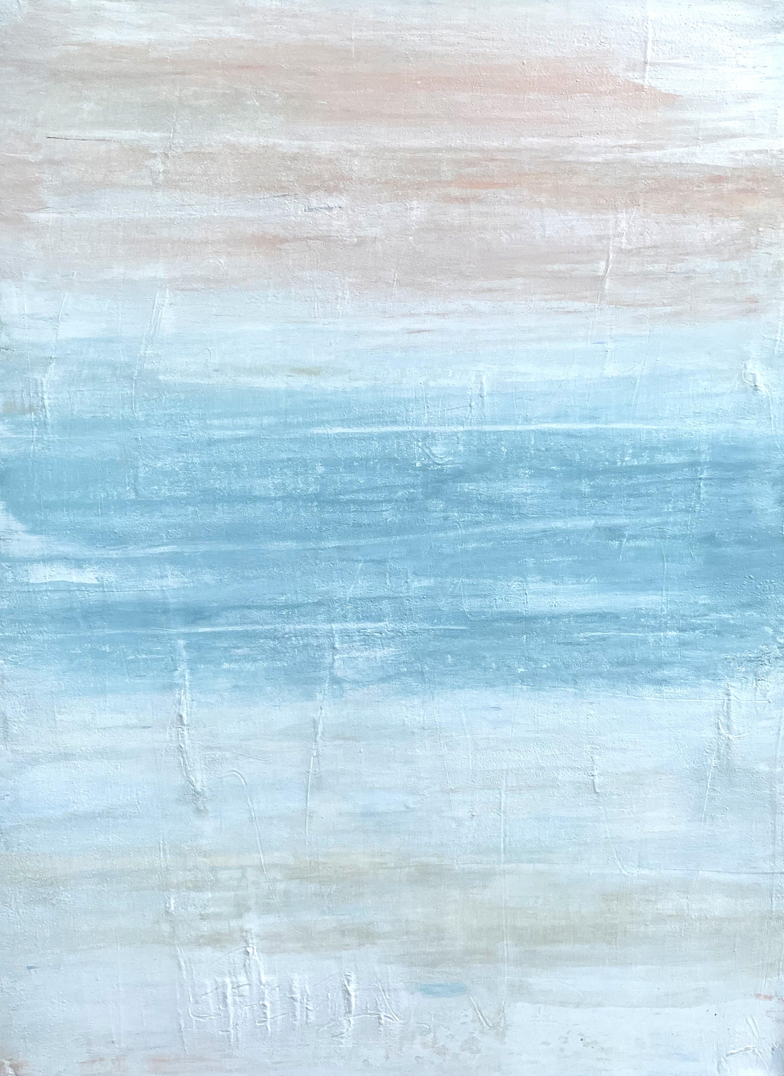 Roger König Landscape Painting – "Maui Beach Serie" Teil3, PZT3 Seelandschaft Gemälde, 21. Jahrhundert, Acryl