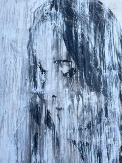 "Serie Seduzione" 4SF9 Pittura astratta, figurativa, 21° secolo, Acrilico