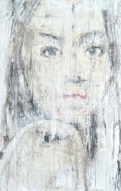 « Série de séduction » DE6Z5, peinture figurative abstraite, XXIe siècle, acrylique