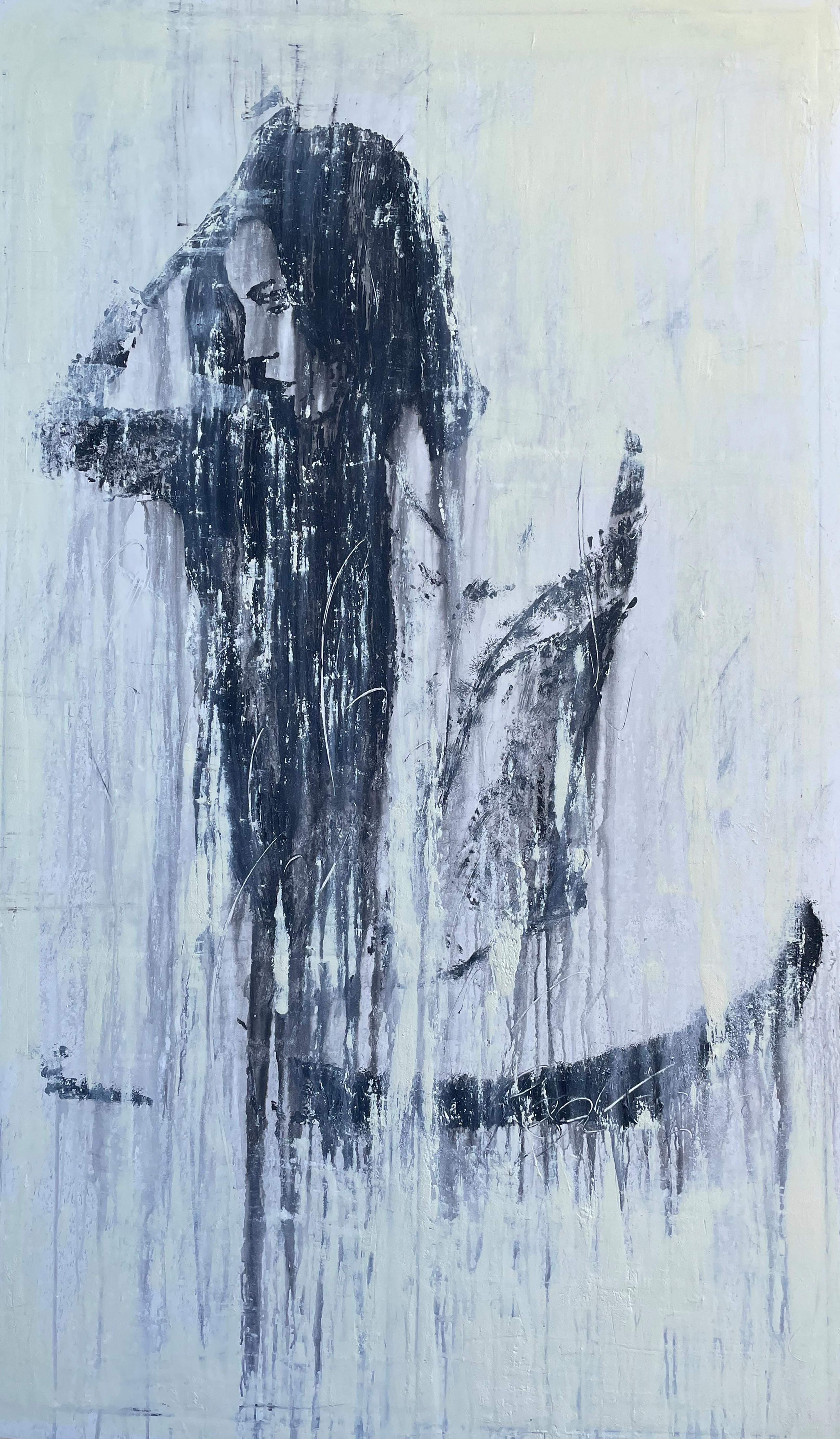 "Seduction Series" O2JH , Abstract, Figurative Painting, 21st Century, Acrylic