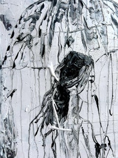 "Serie de la chica del paraguas" Parte 2, RK25BA2, Pintura abstracta, Siglo XXI, Acrílico