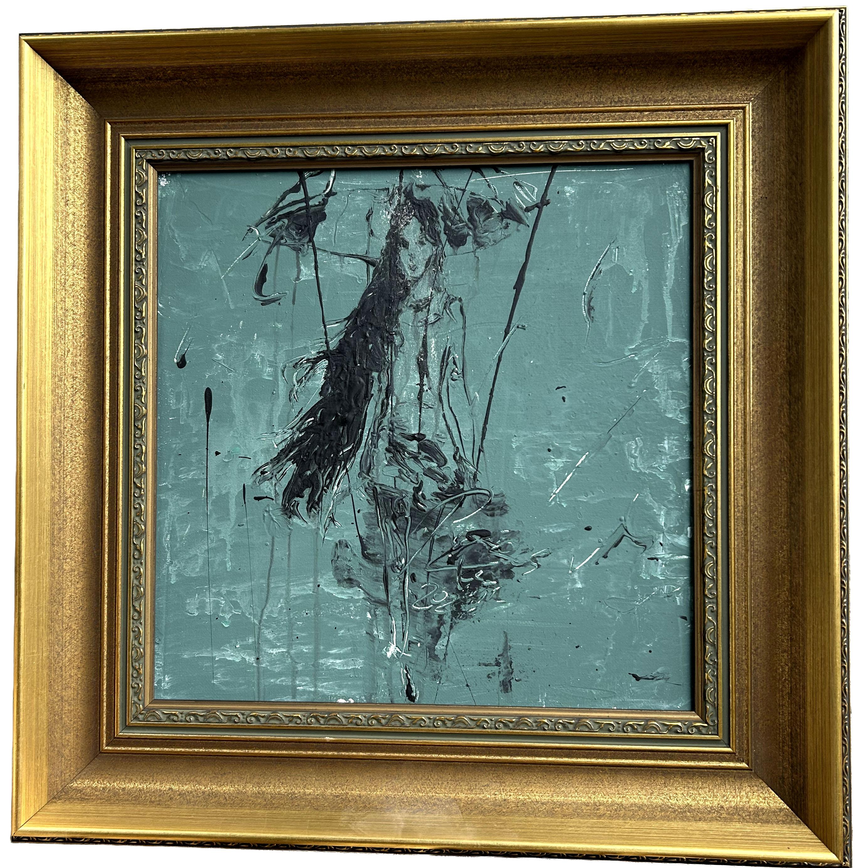 "umbrella girl series" RK25G1, Abstract, Painting, 21st Century, Acrylic