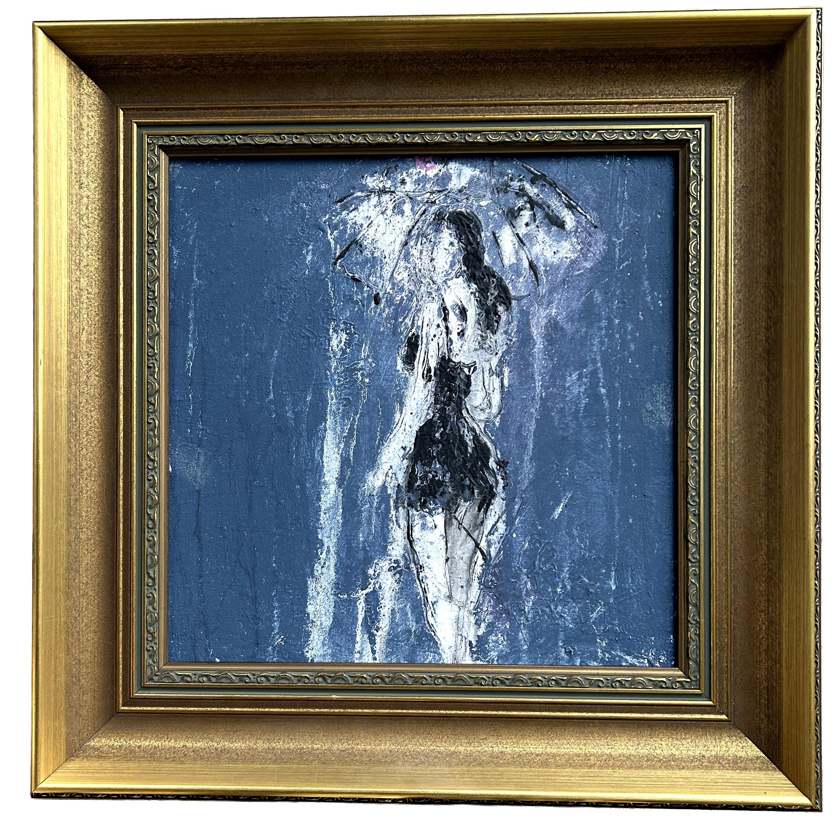 "umbrella girl series" RK26T1, Abstract, Painting, 21st Century, Acrylic