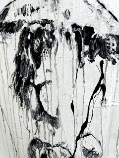 "umbrella girl series" RK2AS32 Abstract, Painting, 21st Century, Acrylic