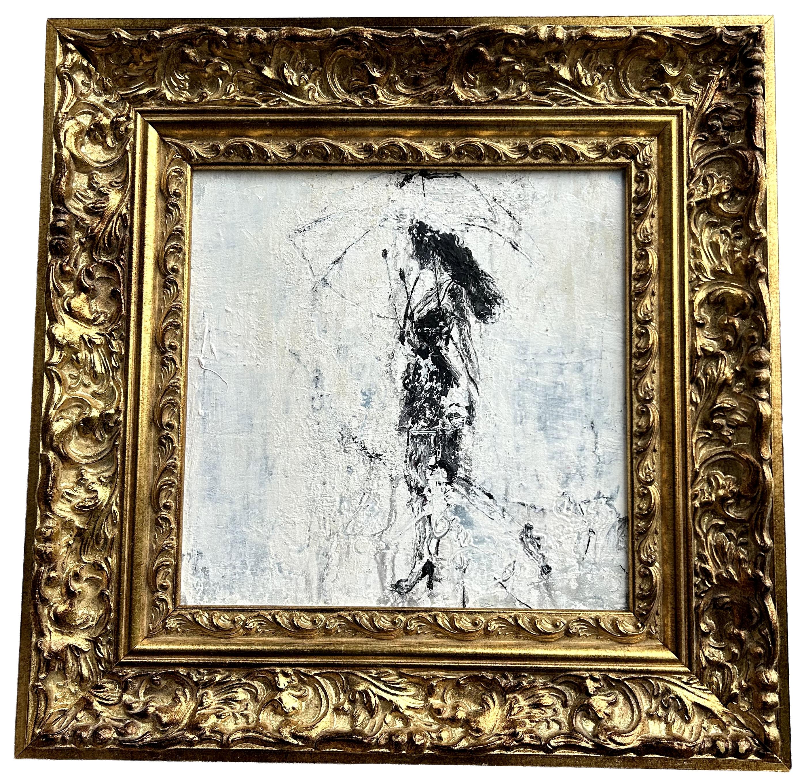 "umbrella girl series" RK51DR,  Abstract, Painting, 21st Century, Acrylic