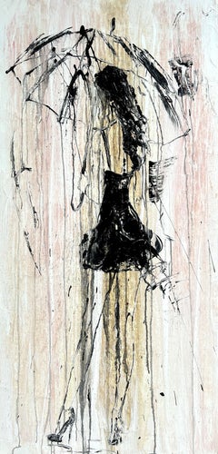 "umbrella girl series" RK61VD1, Abstract Painting, 21st Century, Acryl