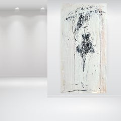 "umbrella girl series" RK63VD2, Abstract Painting, 21st Century, Acryl