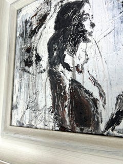 "umbrella girl series" RK6S,  Abstract, Portrait Painting, 21st Century, Acrylic