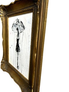 "umbrella girl series" RK7TS, Abstrait, Peinture, 21e siècle, Acrylique et argile