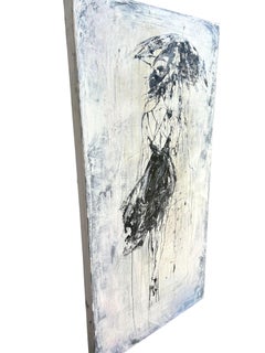 Umbrella - Silent Rain No.6, Abstract Painting, 21st Century, Acryl, Clay