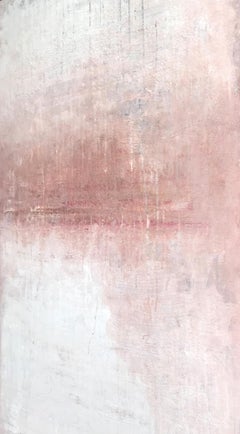 "White/Red Elegance" 1224, Abstract Painting, 21st Century, Acrylic
