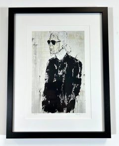 "Karl Abstract Series" 3/20 Fine Art Print, Portrait, 21st Century 