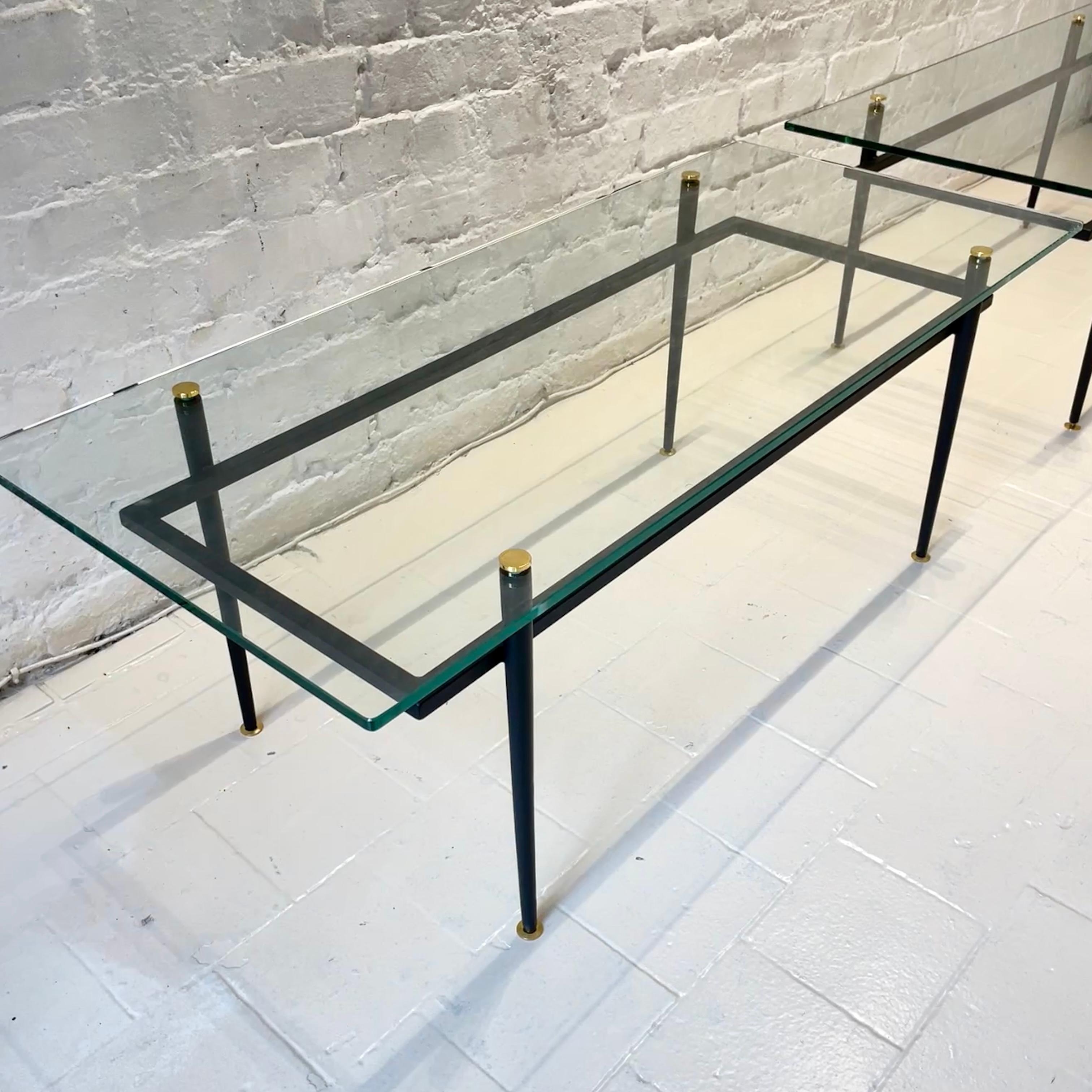 Français Paire de tables basses Roger Le Bihan  En vol  Minimaliste Avant Pawson en vente