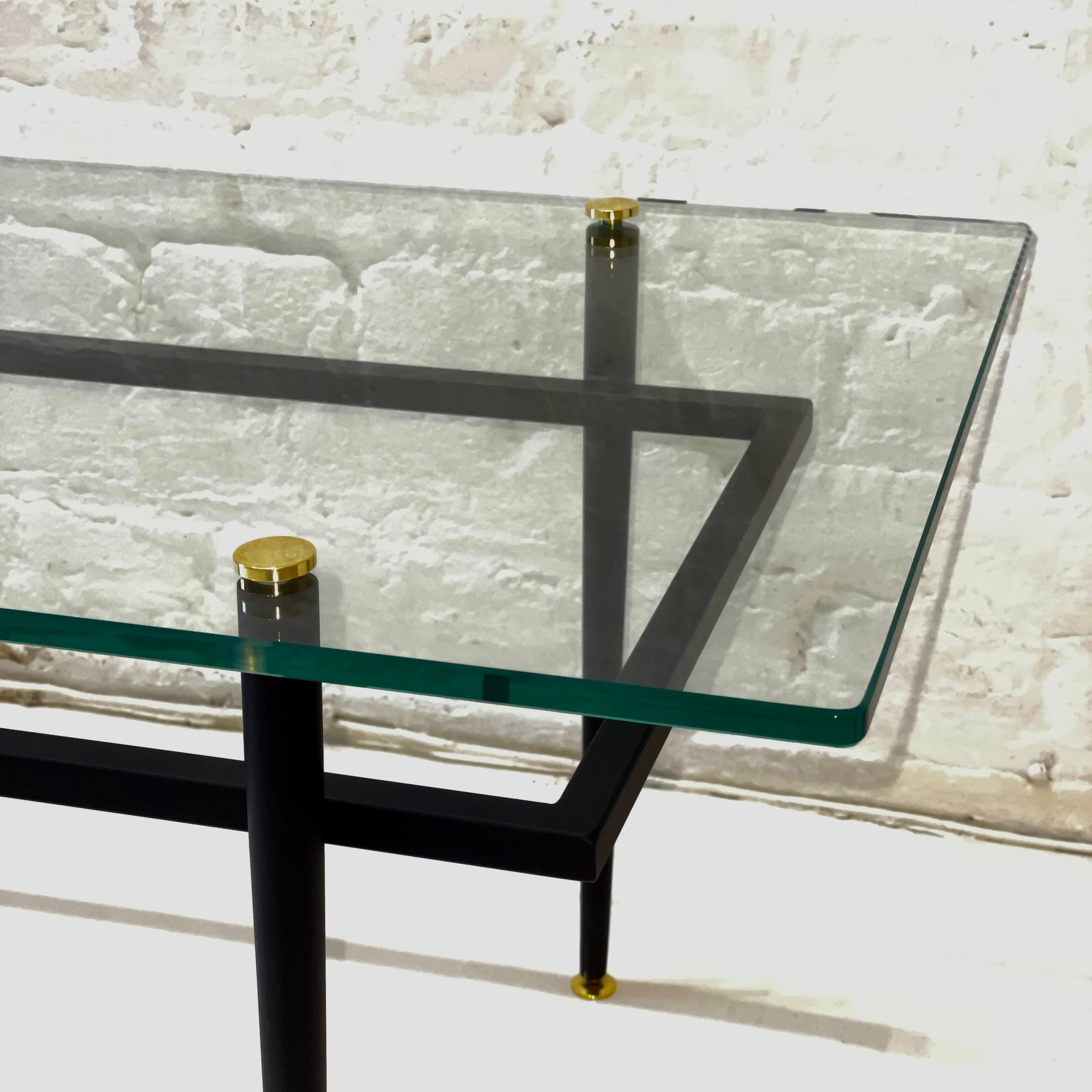Acier Paire de tables basses Roger Le Bihan  En vol  Minimaliste Avant Pawson en vente