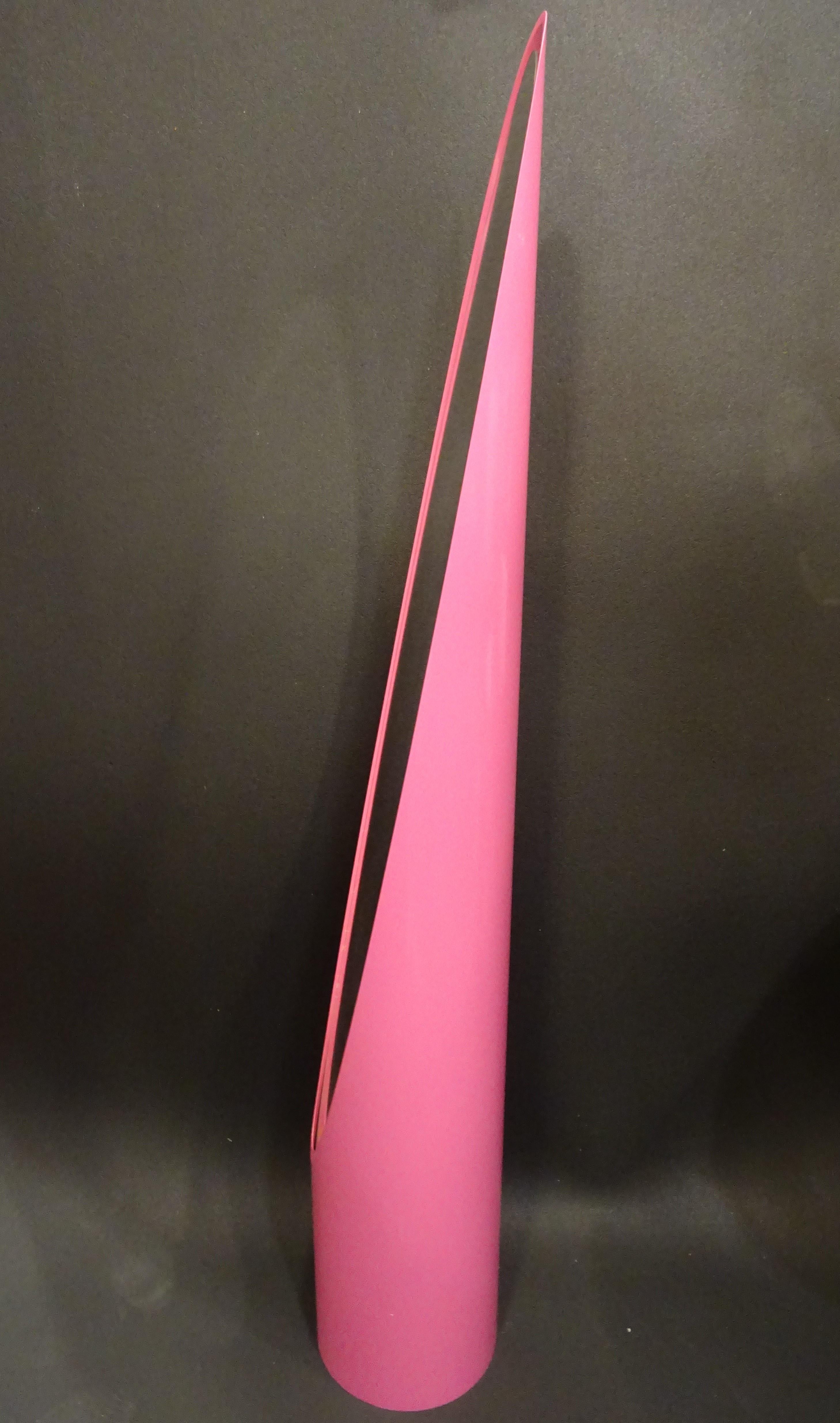 Miroir de sol Roger Lecal French Pink Lipstick:: circa 1970:: Fibre de verre 3
