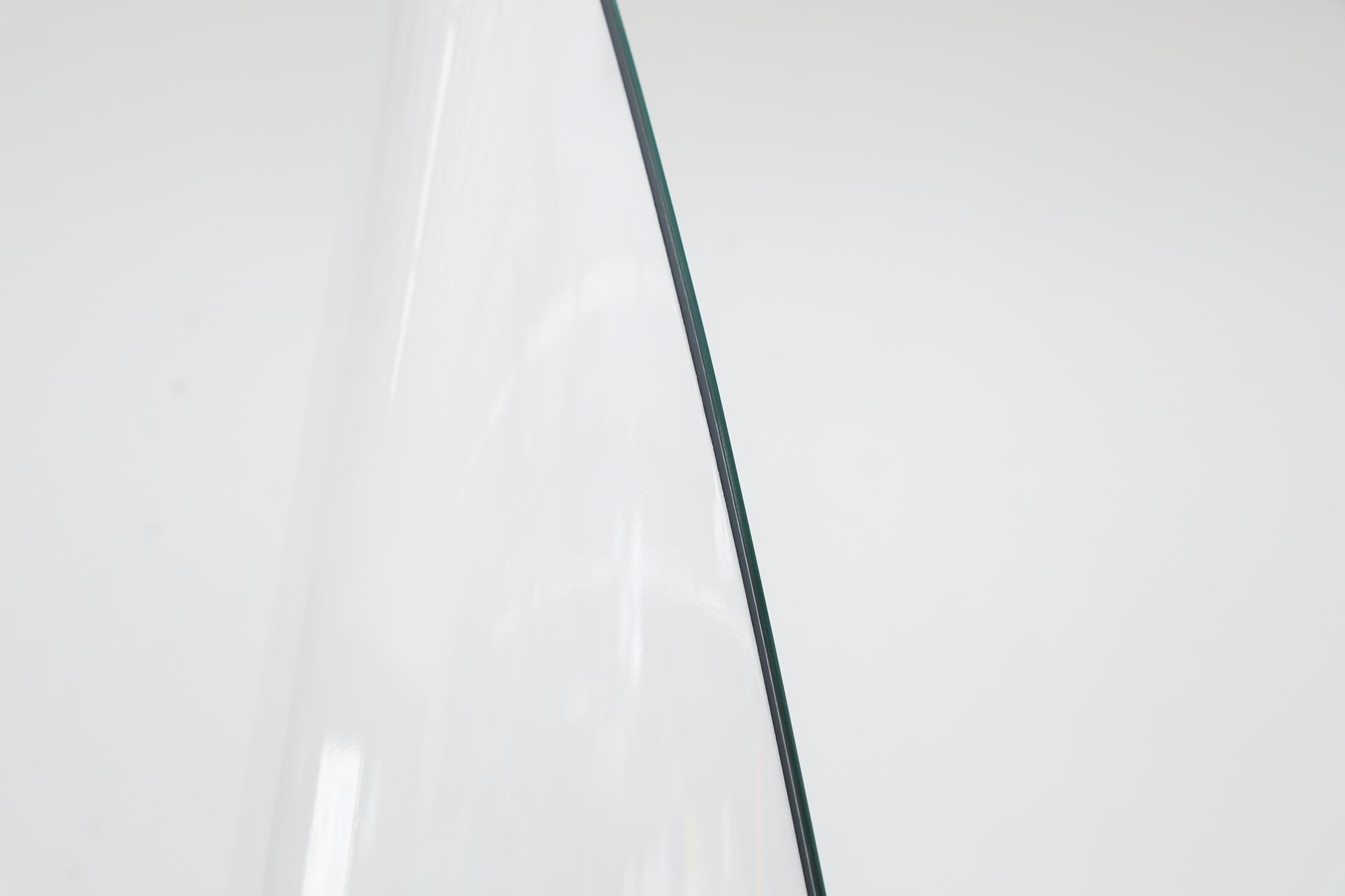 Specchio ovale Roger Lecal Style White Lipstick con base spessa in acrilico in vendita 4