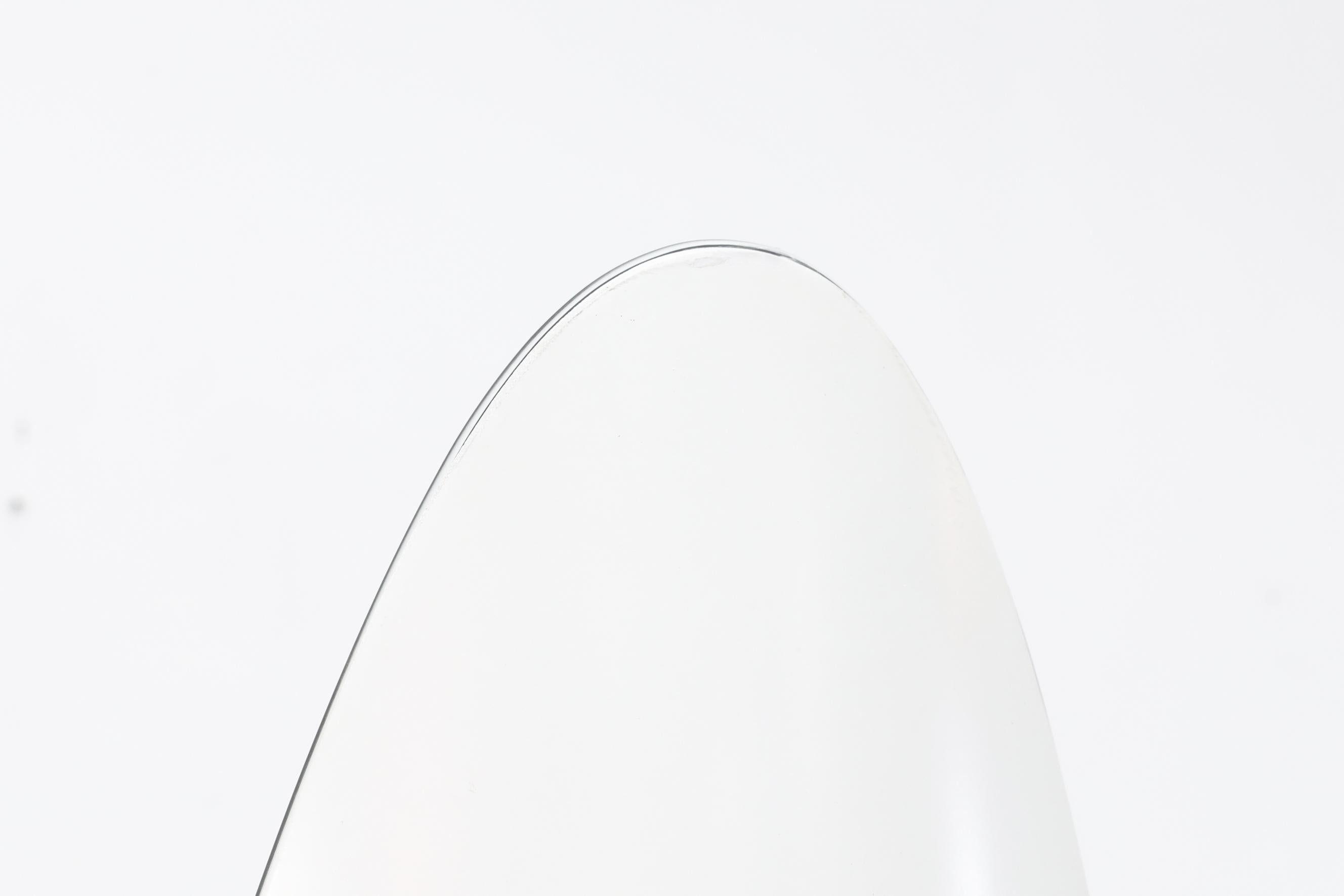 Roger Lecal Style Weißer Lippenstift Oval Standing Mirror im Angebot 7