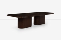 Roger Sprunger pour Dunbar - Table de salle à manger ou de conférence à double piédestal