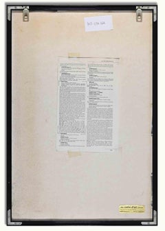 Abstrakte Komposition – Radierung von Roger Lersy – 1992