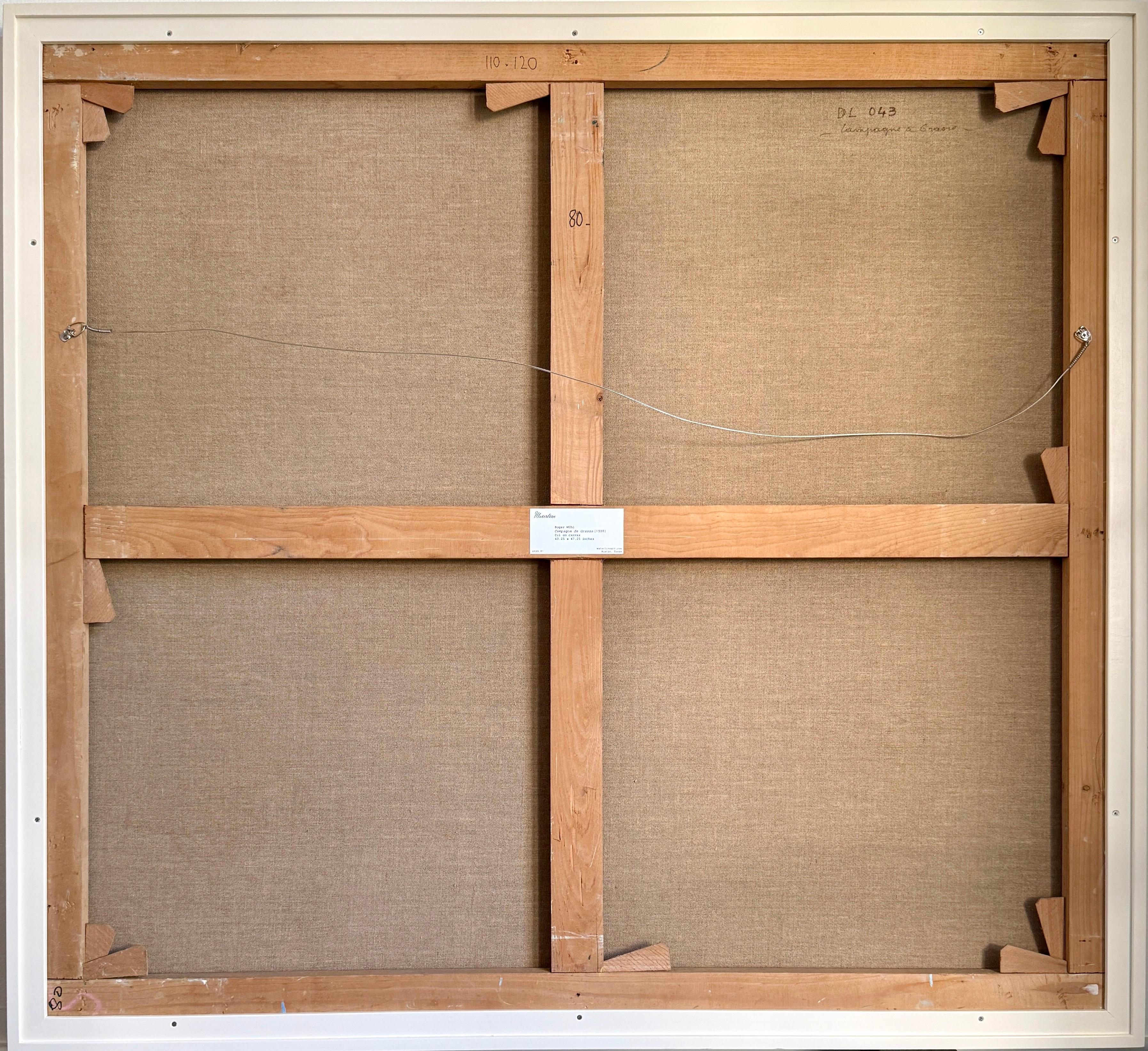 Waterline Fine Art, Austin, TX, freut sich, die folgenden Arbeiten zu präsentieren:

Öl auf Leinwand. Signiert unten rechts, betitelt und inventarisiert verso.

43,25 x 47,25 Zoll.
44,75 x 48,5 Zoll (gerahmt)

Individuell gerahmt in massivem