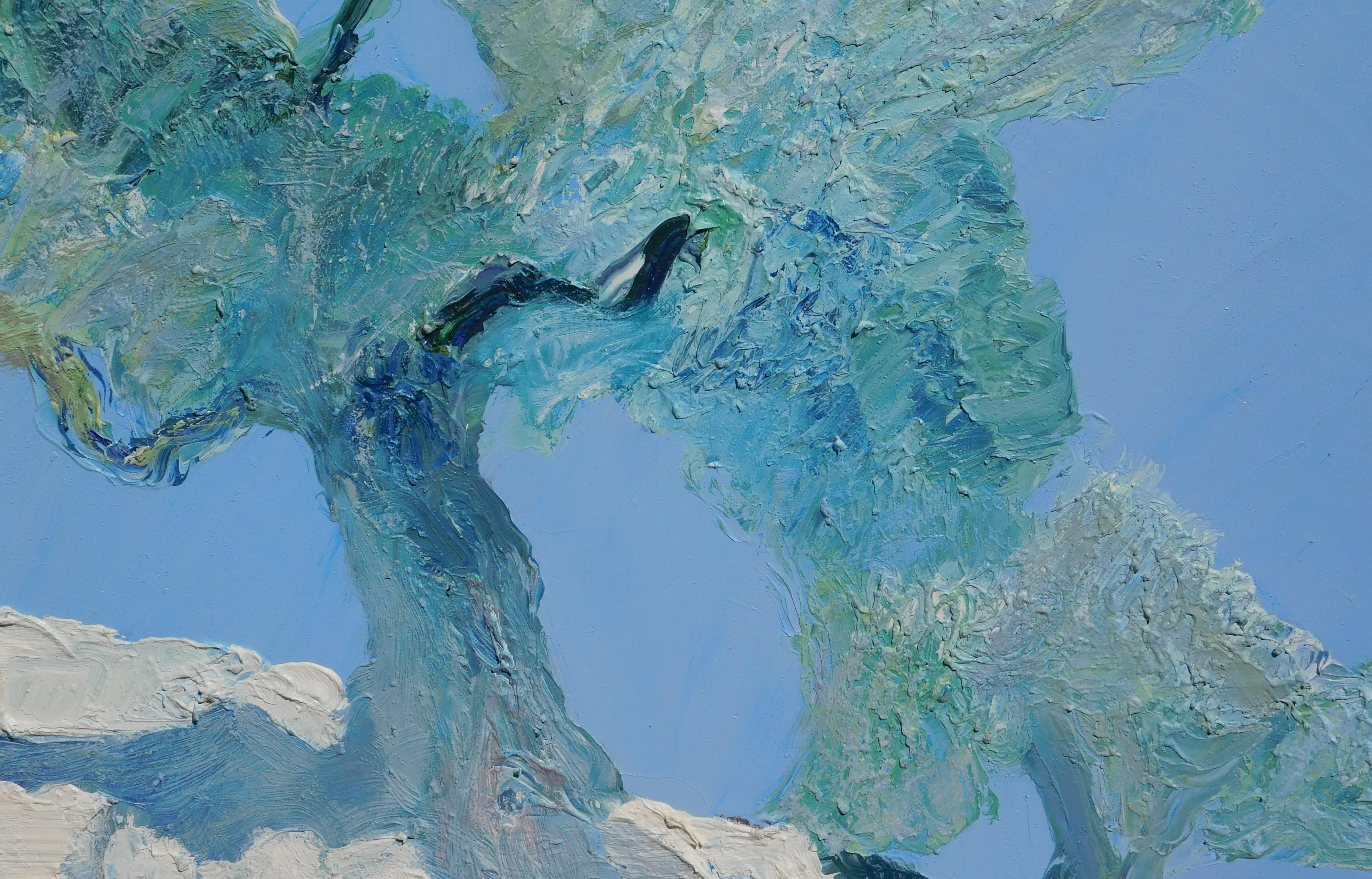 Questo meraviglioso quadro impressionista di Roger Muhl è in ottime condizioni e ben incorniciato. Il soggetto: il bellissimo albero di Oliver che cresce nel sud della Francia.
L'olio misura 20 x 21 pollici. La cornice misura 25 1/4 x 26 ½ pollici.