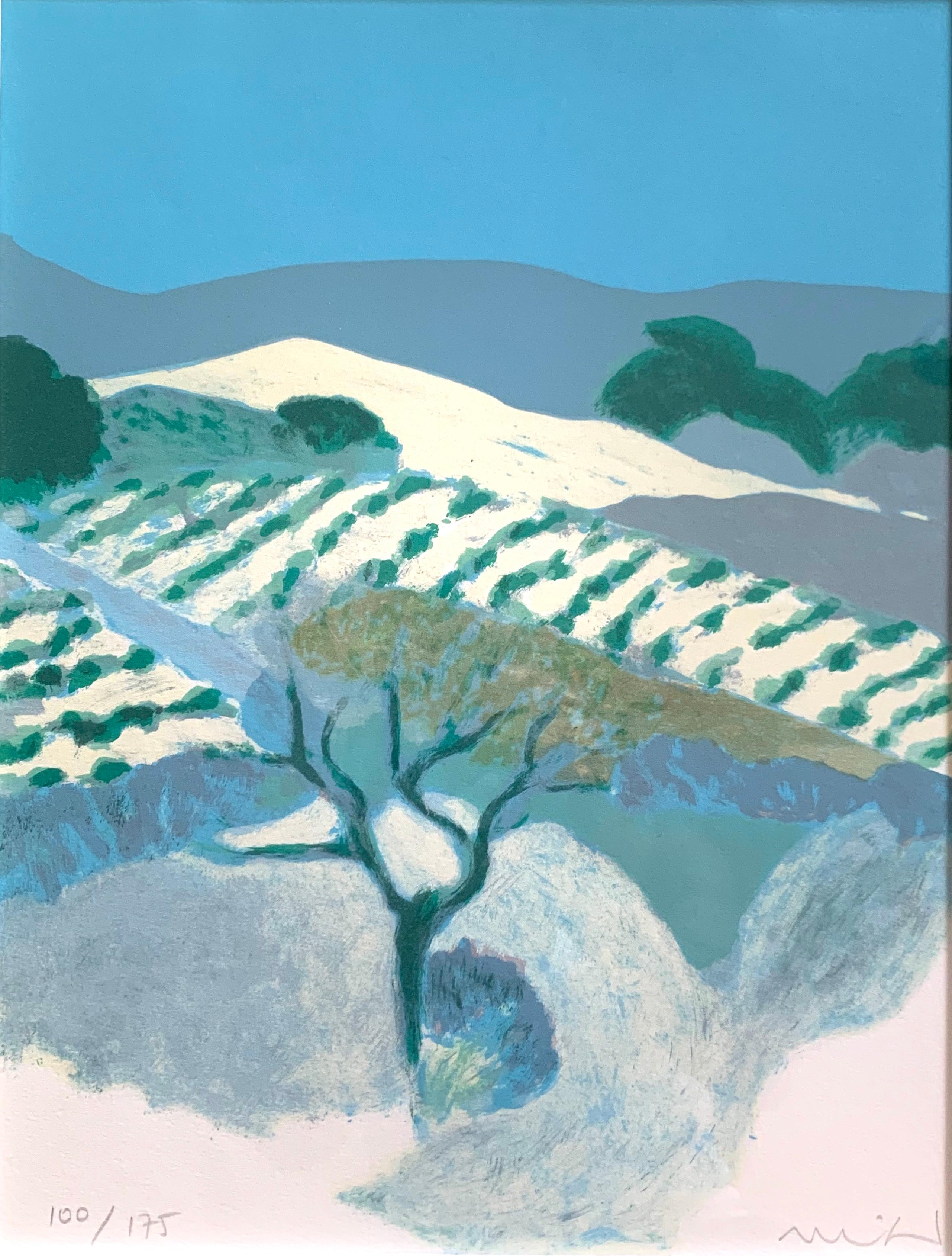 Provence #4, (French Provincial Landscape) - Print by Roger Mühl