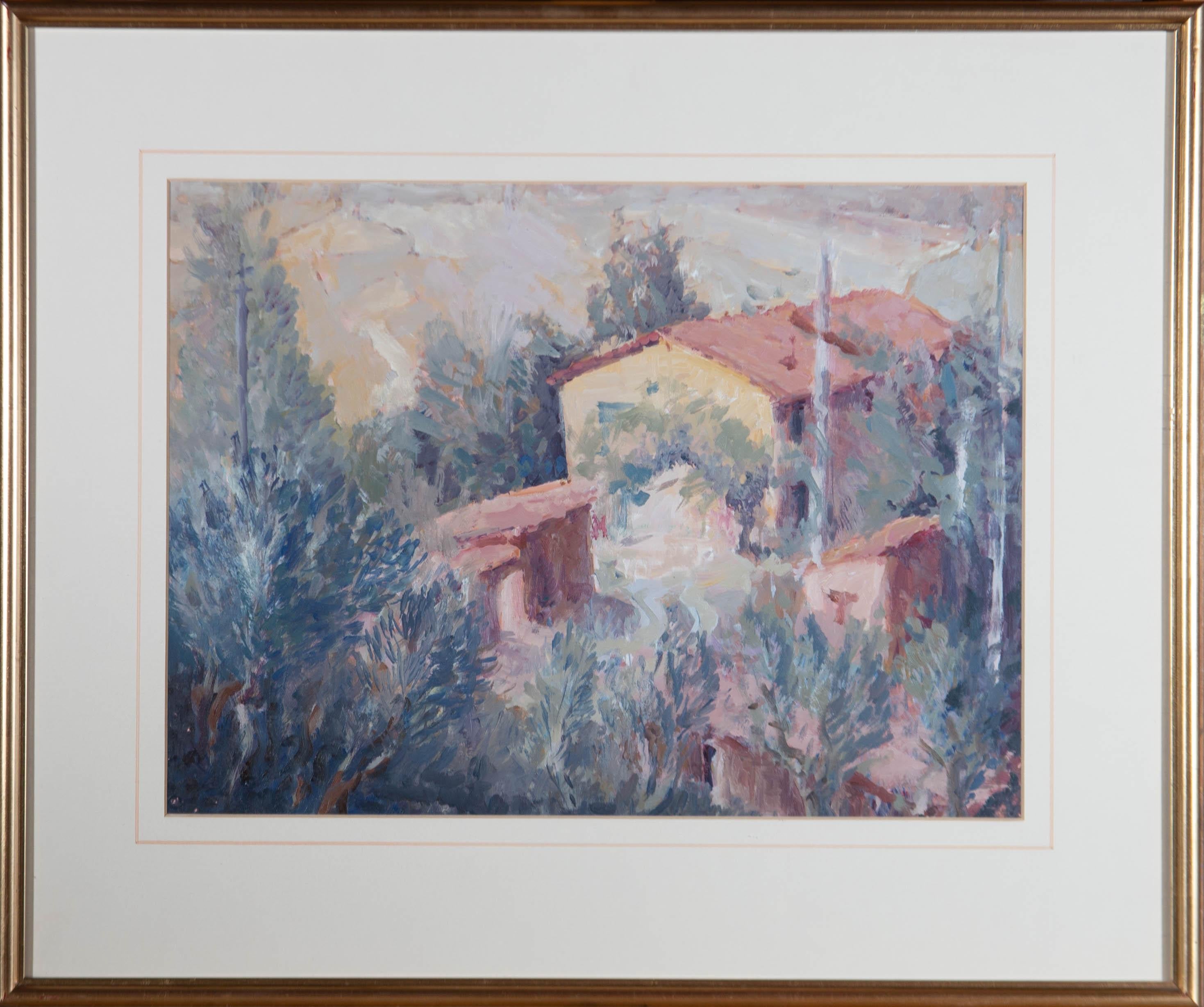 Attribut. Roger M. Rigby (1922-2019) – Öl, Among the Olive Trees, 20. Jahrhundert 1
