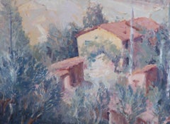 Attribut. Roger M. Rigby (1922-2019) – Öl, Among the Olive Trees, 20. Jahrhundert