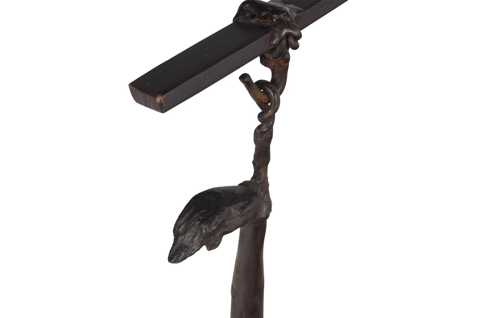 Roger Majorowicz Scultura maschile modernista in bronzo in vendita 2