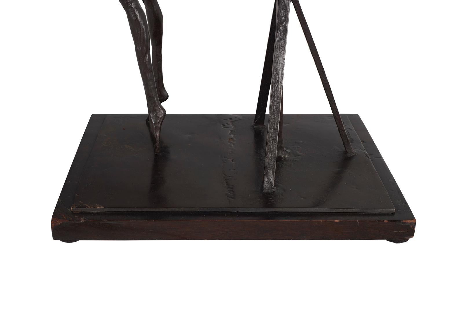 Roger Majorowicz Scultura maschile modernista in bronzo in vendita 3