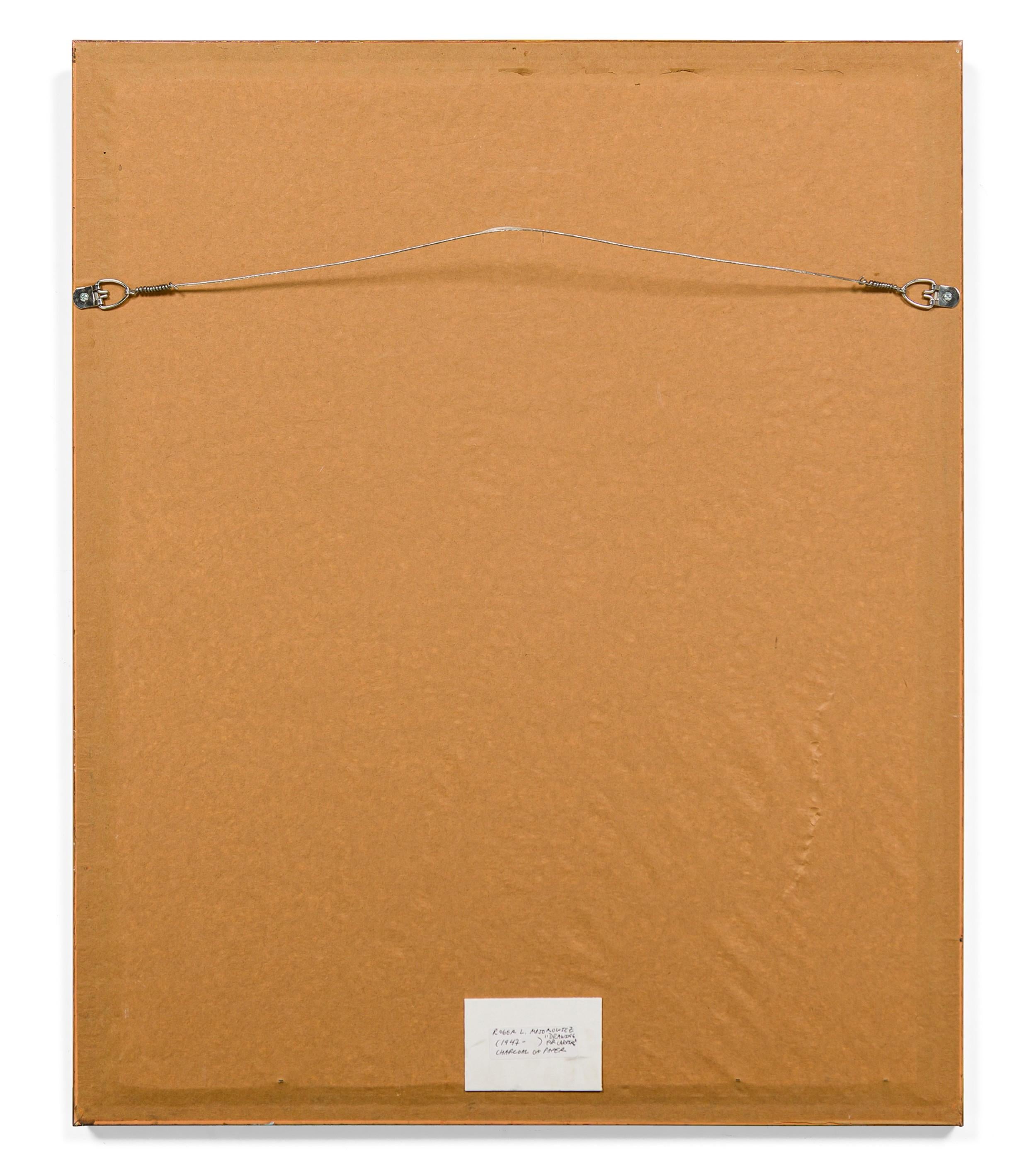 Roger Majorowicz Contemporary American One Figure Charcoal (20. Jahrhundert) im Angebot