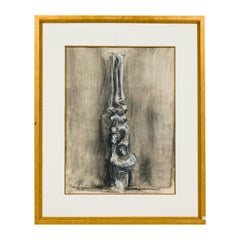 Roger Majorowicz Contemporary American One Figure Charcoal