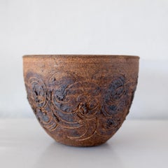 Roger Marshall Architectural Arts Abstract Expressionist Ceramic Bowl or Planter