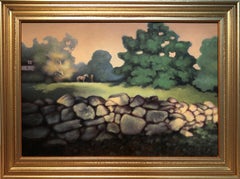 "California Farm Landscape with Horse, " Roger Medearis, American Regionalism