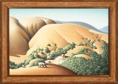 Summer Pastoral Contemporary Regionalism Rural Modern American Scene Art Realism