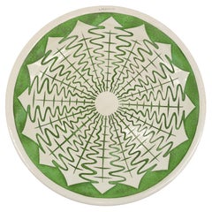 Roger MÉQUINION Assiette en céramique Art Déco française, années 1940