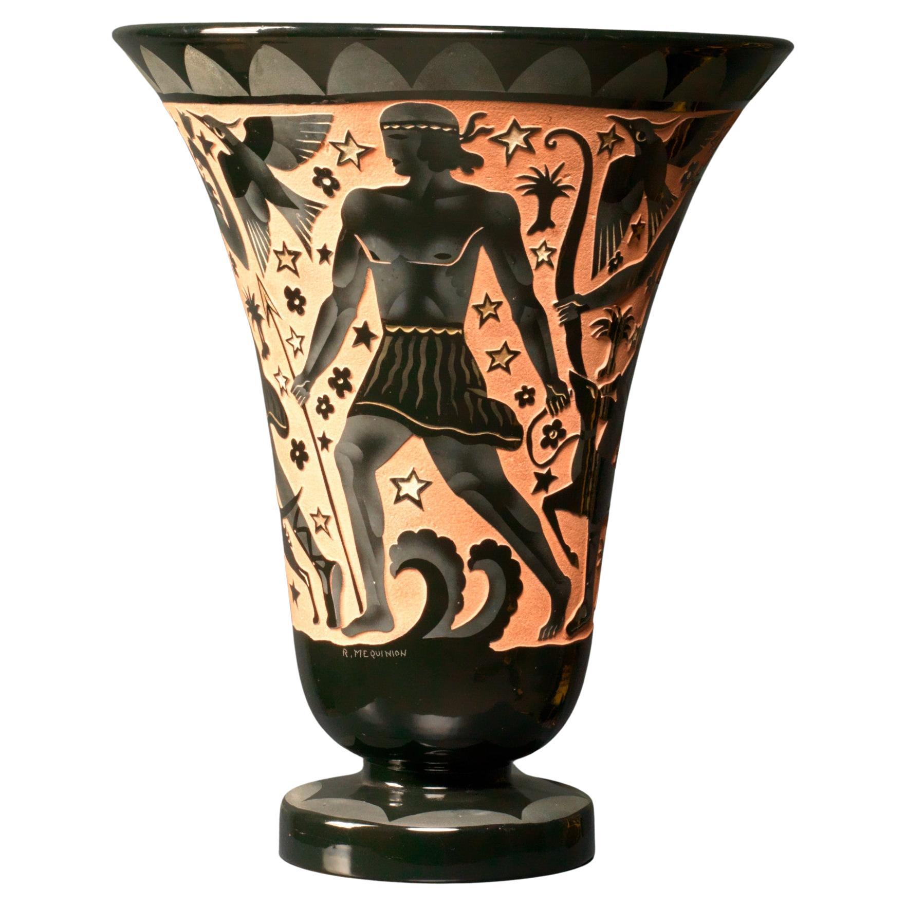 Roger Mequinion Vase Einzelstück