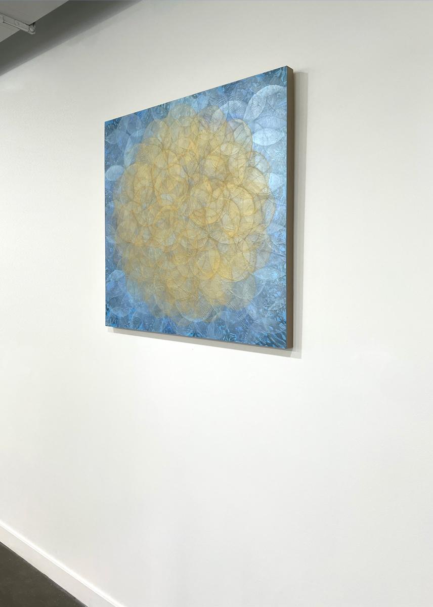 Peinture abstraite « Alecost » - Contemporain Painting par Roger Mudre