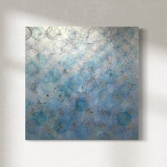 « Brunnera », peinture à l
acrylique irisée