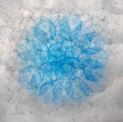 "Centaurea":: peinture abstraite