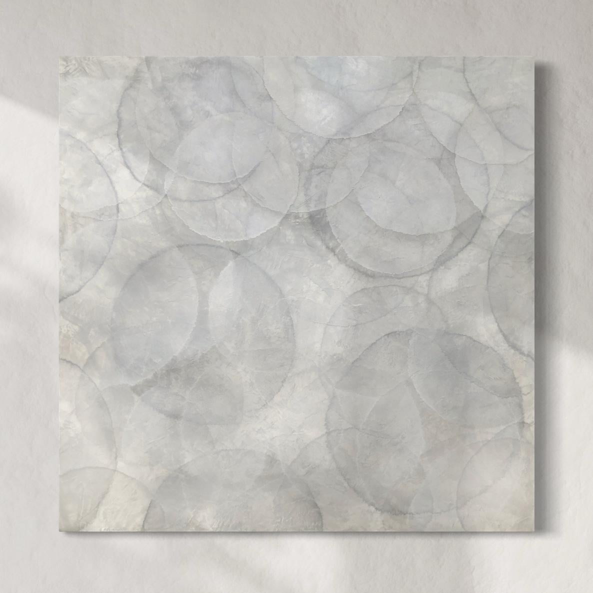 Roger Mudre Abstract Painting - "Helichrysum, " Abstract Geometric Painting