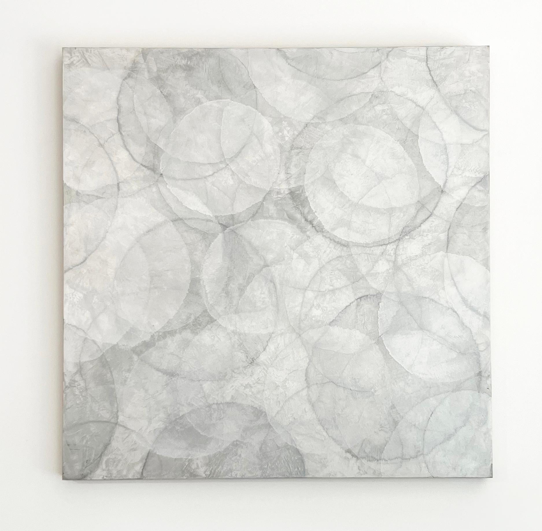 Abstract Painting di Roger Mudre - "Elicriso", pittura geometrica astratta
